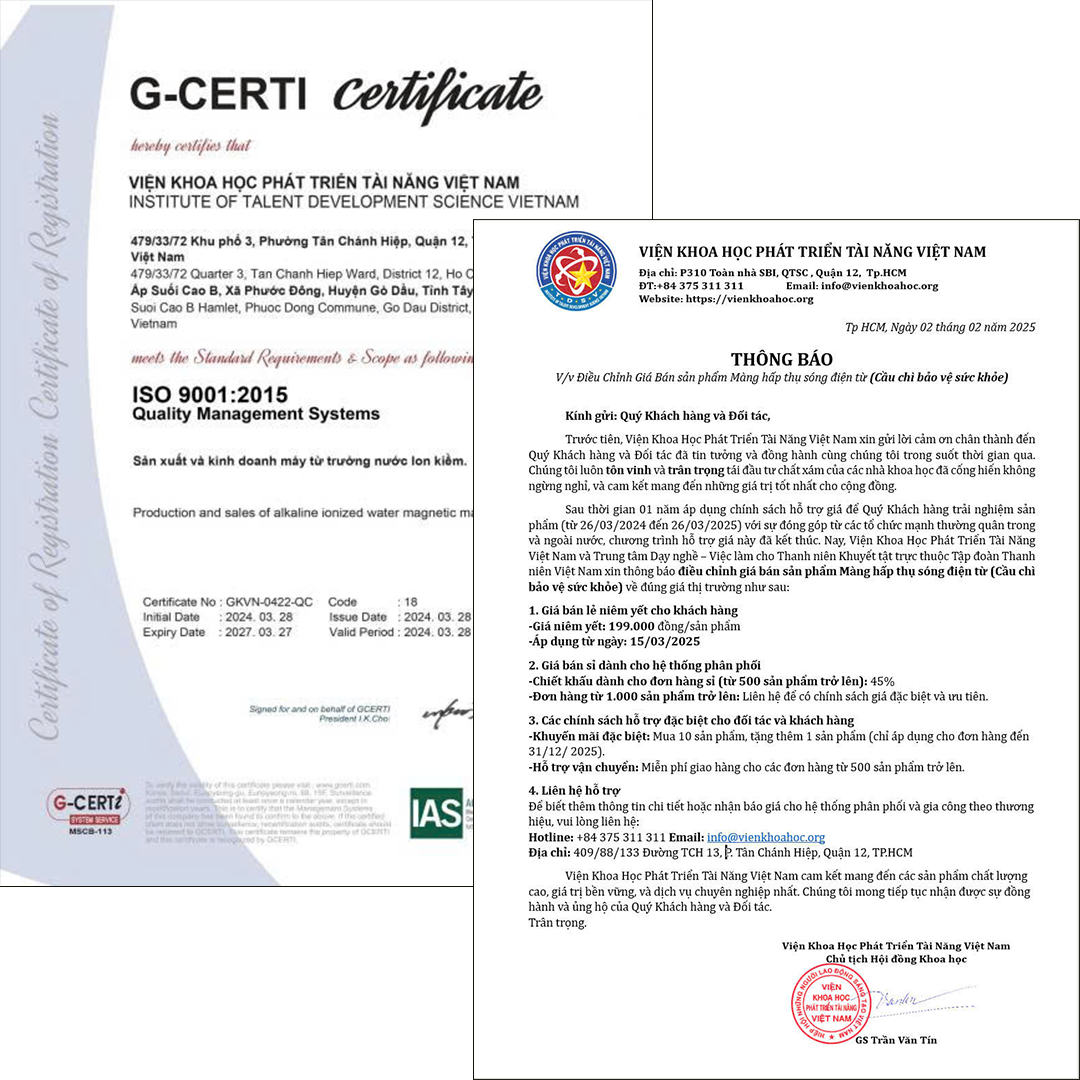 MÁY LỌC NƯỚC TỪ TRƯỜNG LƯỢNG TỬ ION KIỀM G9