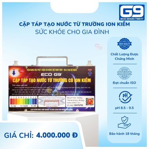 CẶP TÁP TỪ TRƯỜNG NÂNG CẤP MÁY RO LÊN MÁY NƯỚC TỪ TRƯỜNG ION KIỀM ECO G9