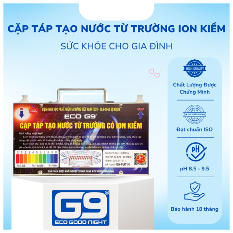 CẶP TÁP TỪ TRƯỜNG NÂNG CẤP MÁY RO LÊN MÁY NƯỚC TỪ TRƯỜNG ION KIỀM ECO G9