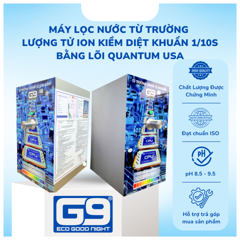 MÁY LỌC NƯỚC TỪ TRƯỜNG LƯỢNG TỬ ION KIỀM ECO G9