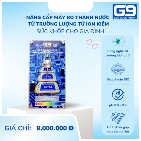 NÂNG CẤP MÁY RO THÀNH NƯỚC TỬ TRƯỜNG LƯỢNG TỬ ION KIỀM